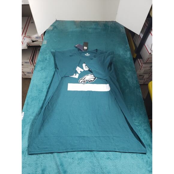 Philadelphia Eagles Shirt Size Extra Large Mens Green Fanatics Football NFL NWT - Picture 5 of 8